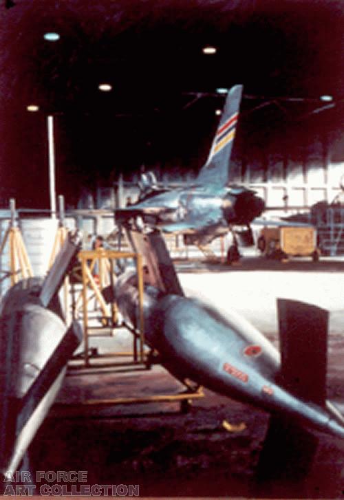 FUEL TANK HANGAR, F-105